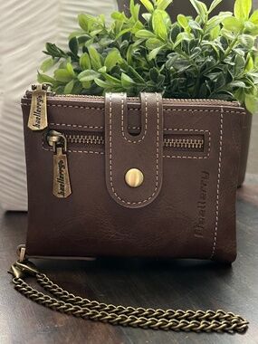 BAELLERRY Bi-Fold Brown Wallet NWT